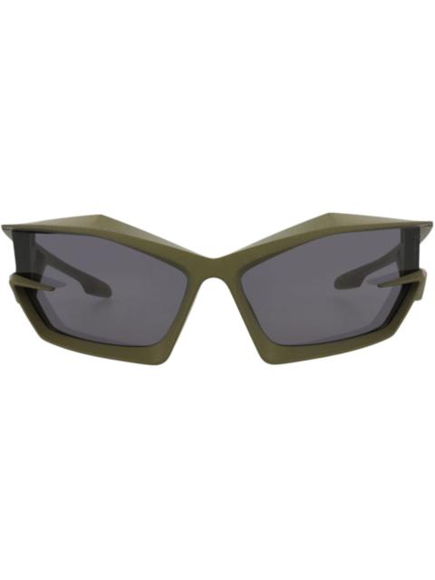 Givenchy Givenchy Shield-Frame Acetate Sunglasses Green Green Smoke (GV40049I-69-97A)