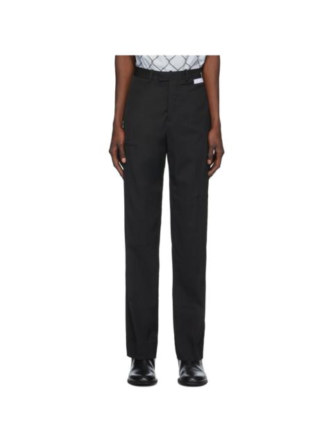 Off-White Black Formal Trousers