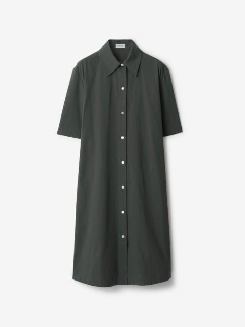 Burberry Cotton Blend Shirt Dress