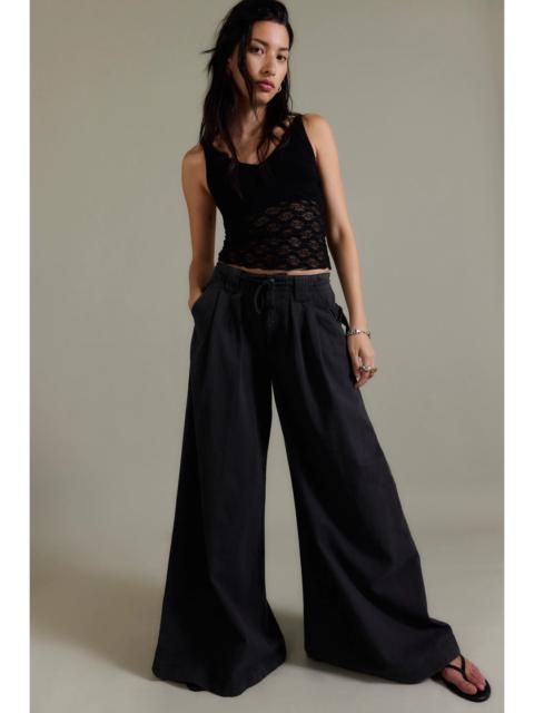 FREE PEOPLE Julien Wide-Leg Chino Trousers