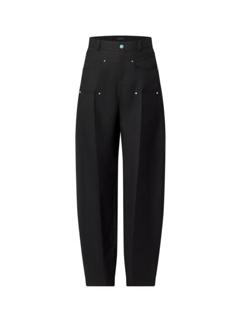 Louis Vuitton Tailored Wool Workwear Pants