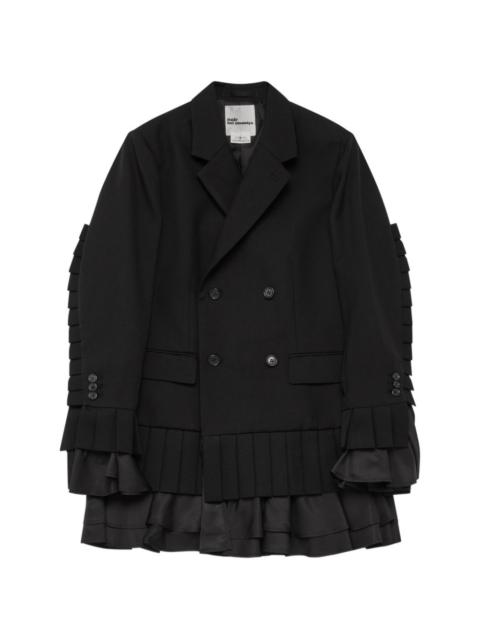 Noir Kei Ninomiya ruffled double-breasted blazer