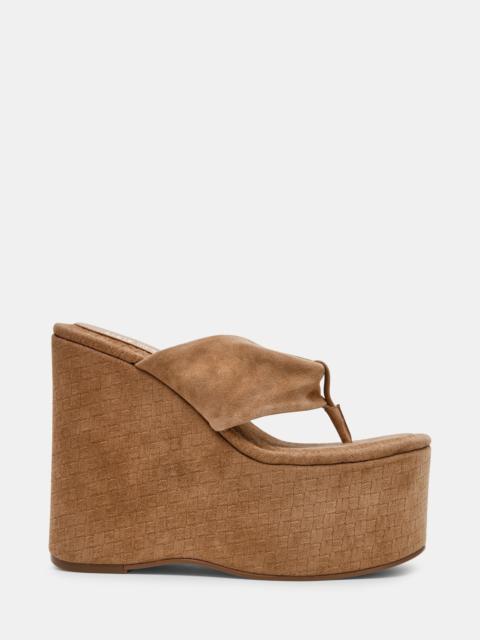 STEVE MADDEN SAUCY TAUPE SUEDE