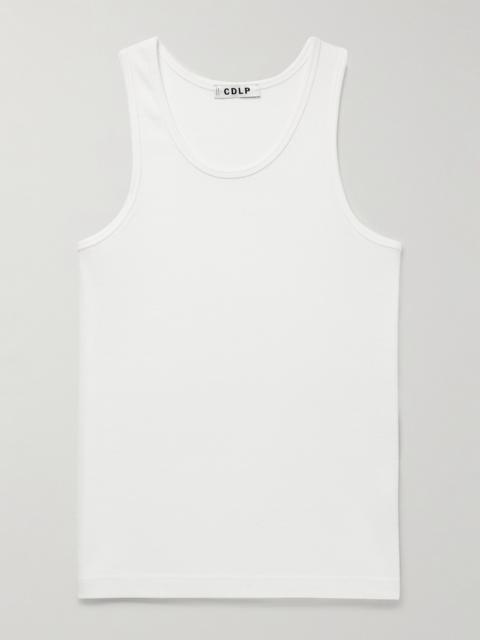 CDLP Ribbed Stretch Lyocell and Cotton-Blend Tank Top