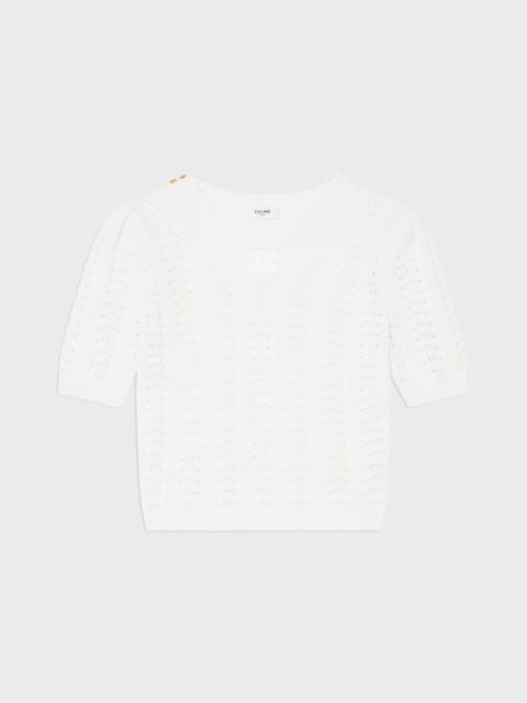 CELINE top IN cotton pointelle