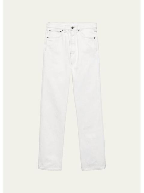 Prada Men's Denim Straight Leg Five-Pocket Pants