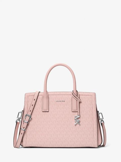 MICHAEL KORS Laila Medium Signature Logo Satchel