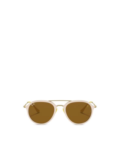 Ray-Ban x Scuderia Ferrari pilot-frame sunglasses