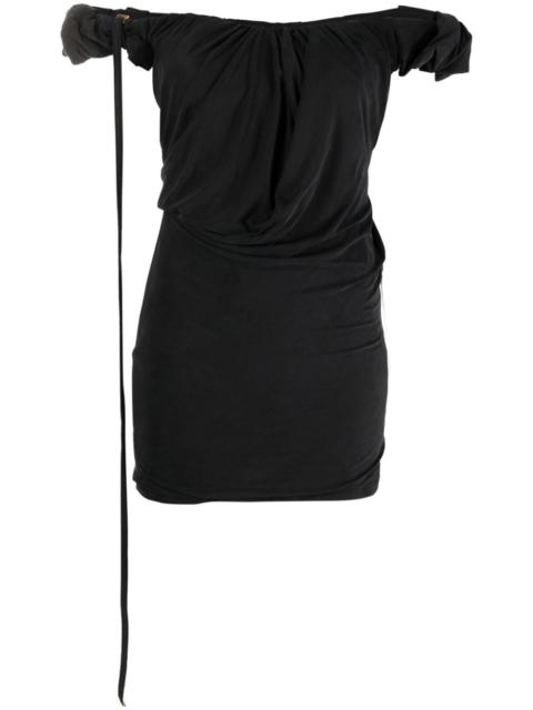 La Robe Ciceri draped minidress