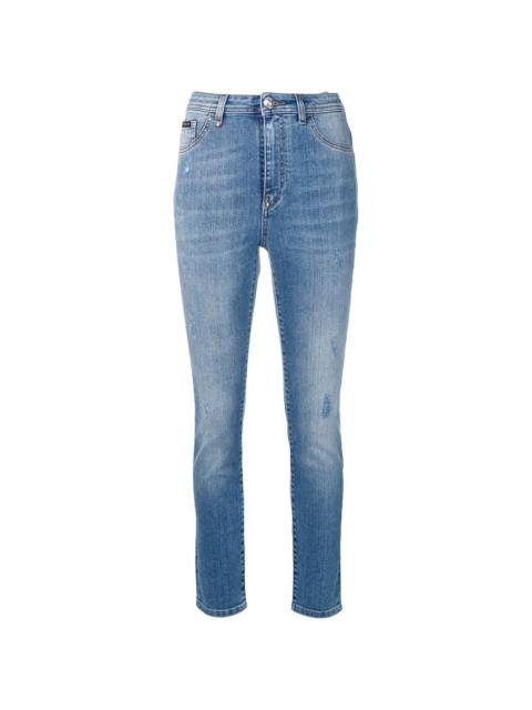 PHILIPP PLEIN high-waisted skinny jeans