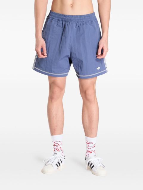 adidas Long Beach elasticated-waistband shorts