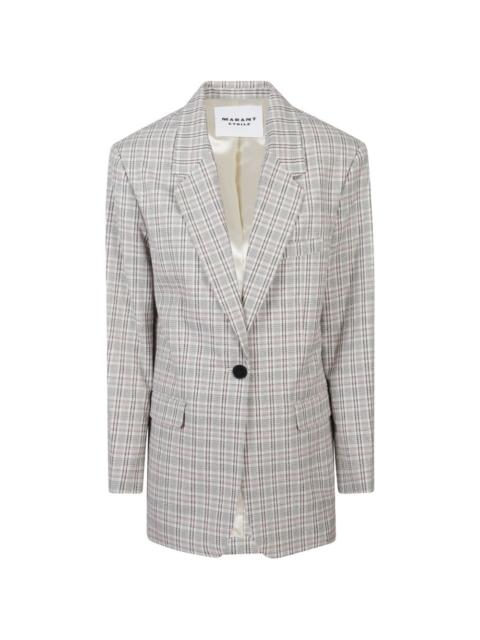 Isabel Marant Étoile checked buttoned jacket