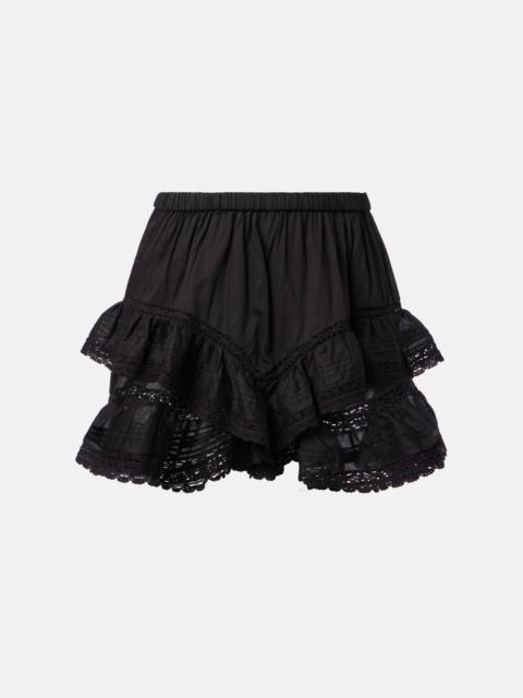 Isabel Marant Étoile Geana ruffled cotton shorts