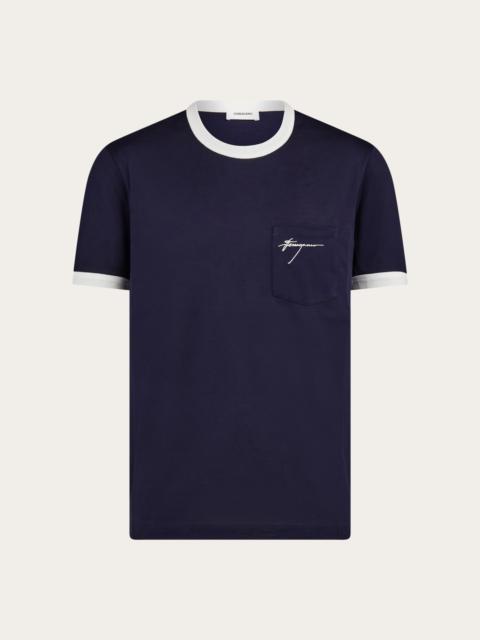 FERRAGAMO Organic cotton t-shirt