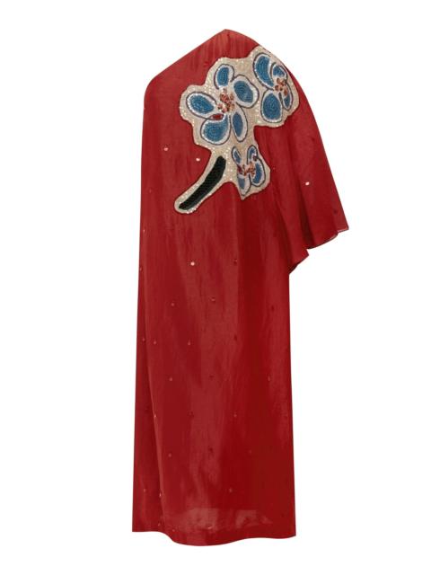 Scarlet Embellished Gown