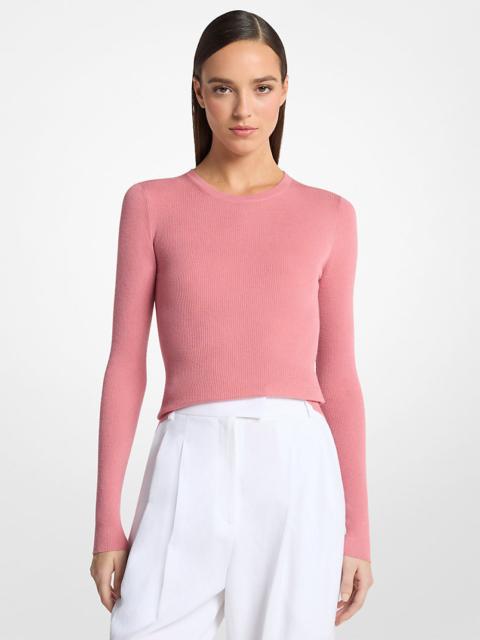MICHAEL KORS COLLECTION Hutton Featherweight Cashmere Sweater