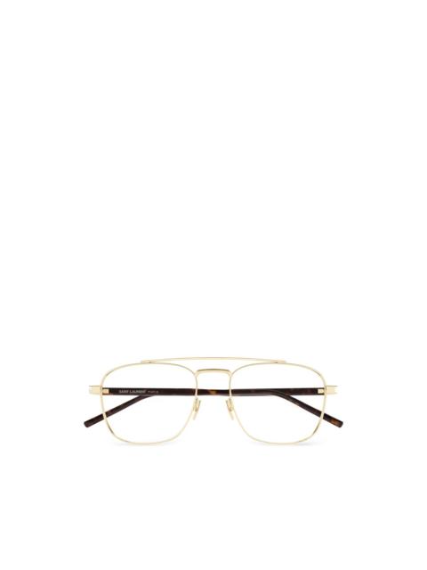 SAINT LAURENT pilot-frame glasses