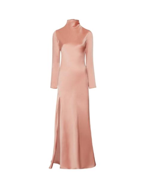 LAPOINTE Satin Bias Gown With Slit