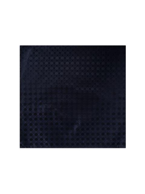 GIORGIO ARMANI logo-jacquard pocket square