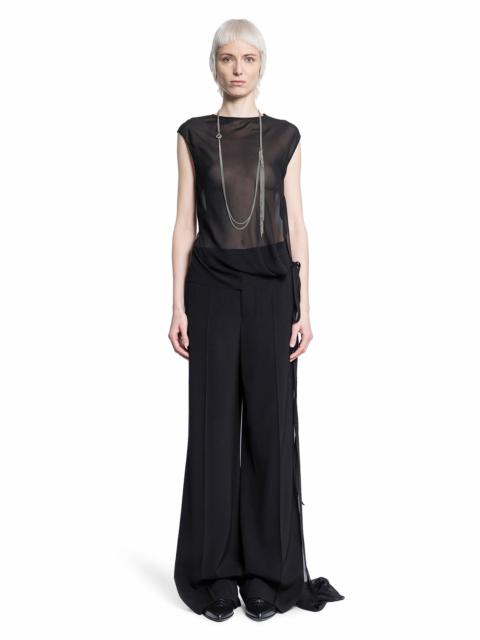 ANN DEMEULEMEESTER WOMAN BLACK TOPS