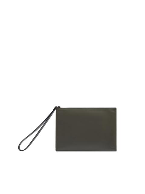 LANCEL Leon wristlet zip clutch bag