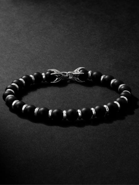 DAVID YURMAN Spiritual Sterling Silver Onyx Bracelet