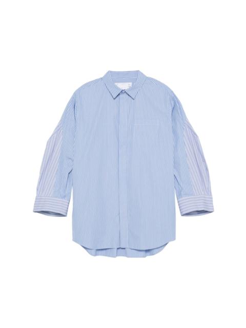 sacai Cotton shirt dress | tessabit | REVERSIBLE