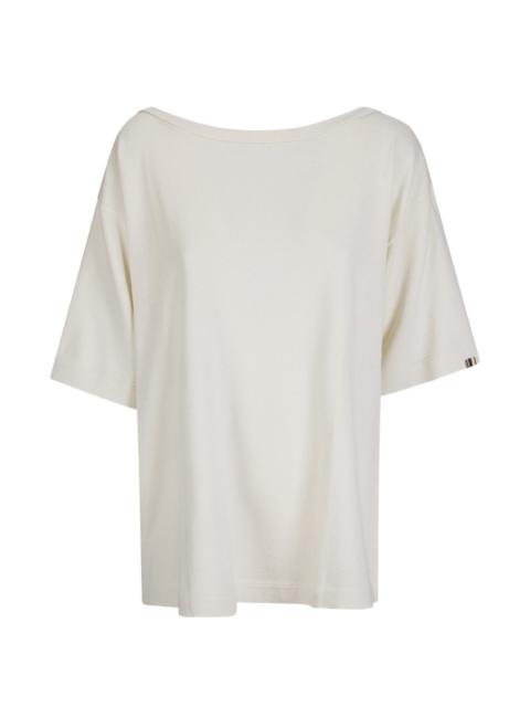 extreme cashmere short-sleeve collum T-shirt