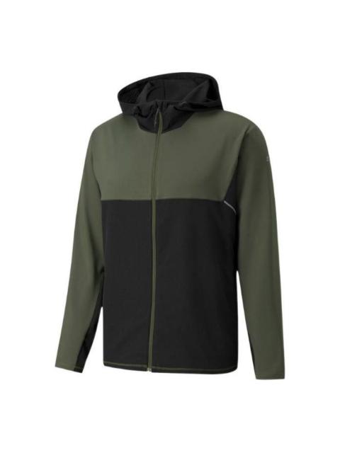 PUMA Puma Cooladapt 풀 지프 러닝 재킷 '그린' 520848-44