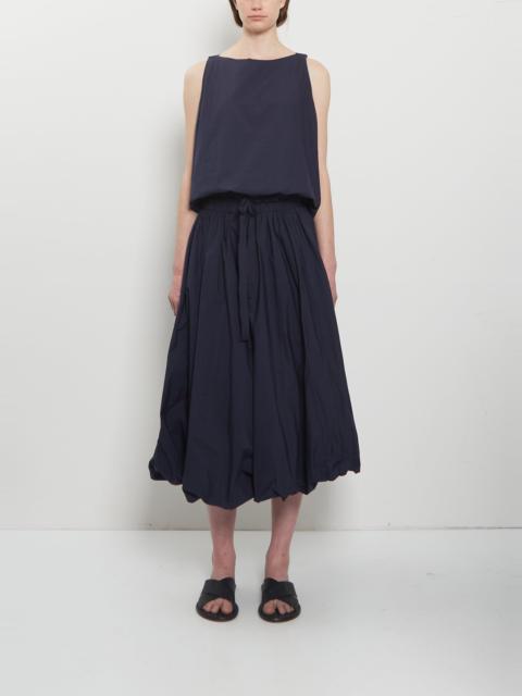 apuntob Cotton Poplin Balloon Hem Skirt