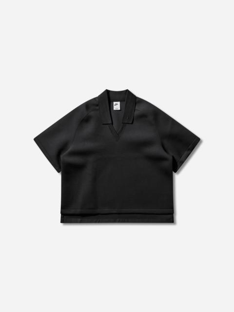 Nike Women's Shortsleeve Fleece Top Black