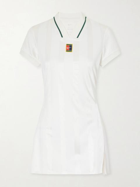 Nike Striped Jersey Tennis Dress