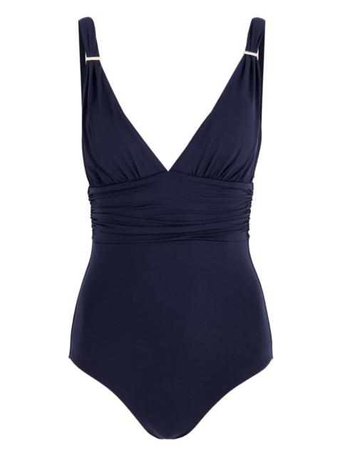 MELISSA ODABASH Panarea ruched V-neck swimsuit