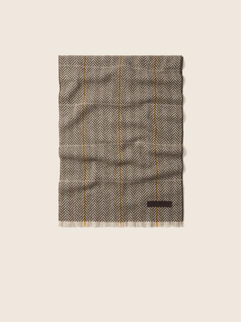 ZEGNA LIGHT TAUPE OASI CASHMERE SCARF
