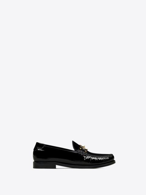 SAINT LAURENT le loafer penny slippers in patent leather