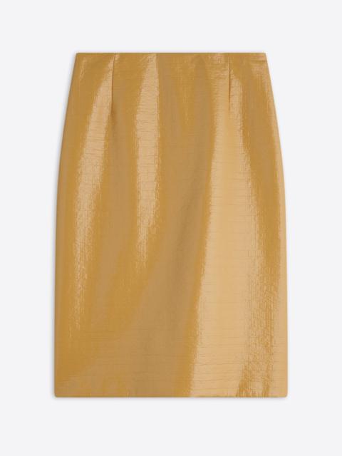 Dries Van Noten COATED MIDI SKIRT