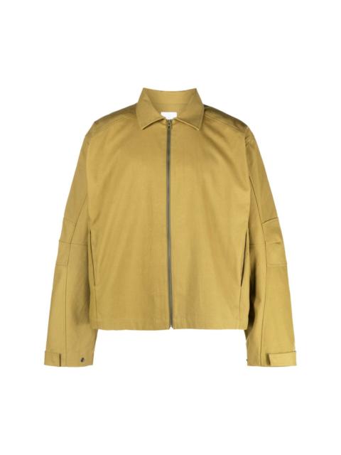 zip-front shirt jacket