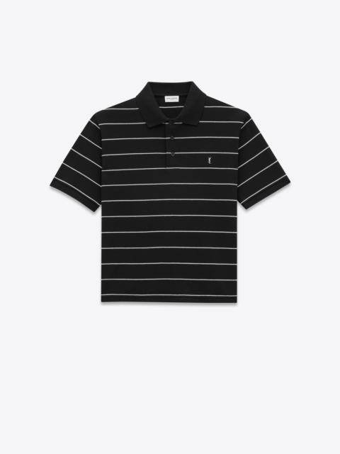 cassandre polo shirt in striped piqué