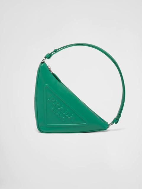 Prada Prada Triangle leather pouch
