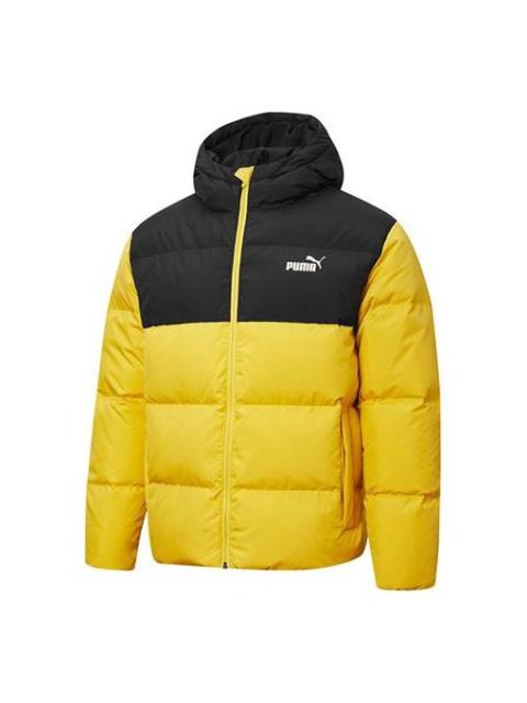 PUMA Puffer Down Jacket 'Yellow Black' 530695-99