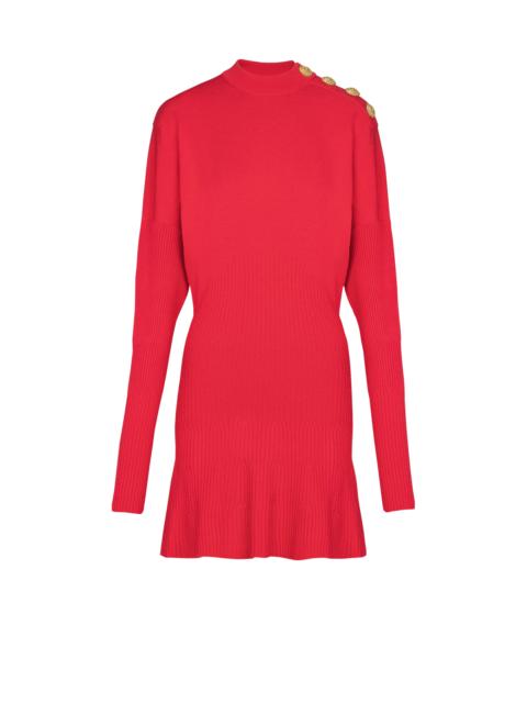 Balmain Short flared knit dress