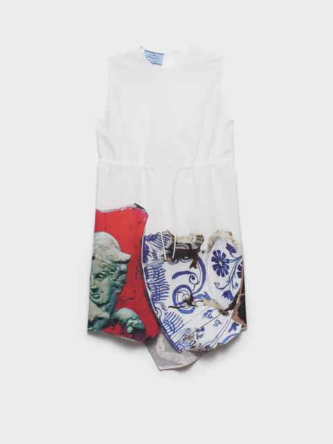 Prada Printed compact fabric dress