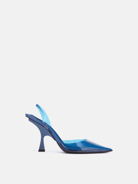 THE ATTICO ESTER' ELECTRIC BLUE SLINGBACK