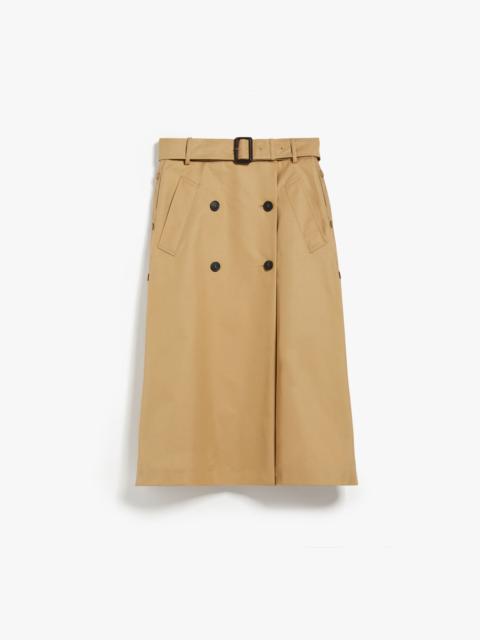 Max Mara NEBBIA Gabardine wrap skirt