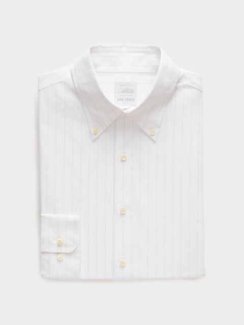 TODD SNYDER Cotton Twill Button-Down Dress Shirt