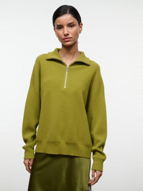 STAUD STAUD HUDSON CASHMERE SWEATER PEAR