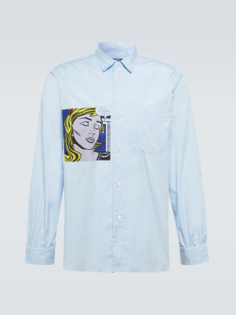 Junya Watanabe MAN Checked cotton poplin shirt