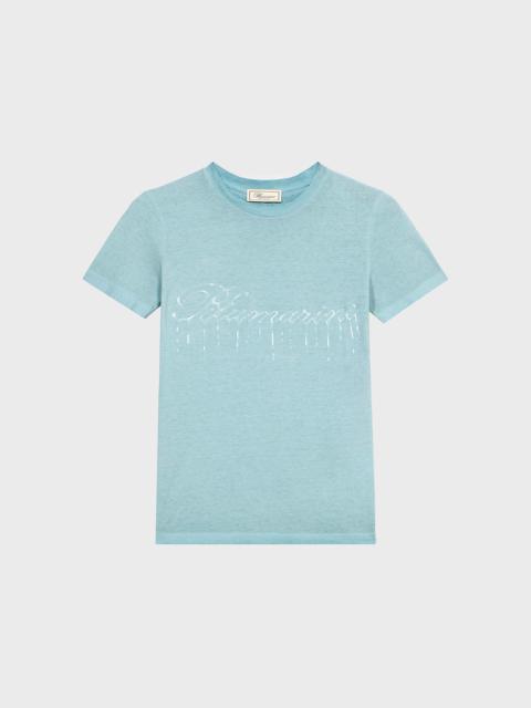 Blumarine JERSEY T-SHIRT WITH LOGO