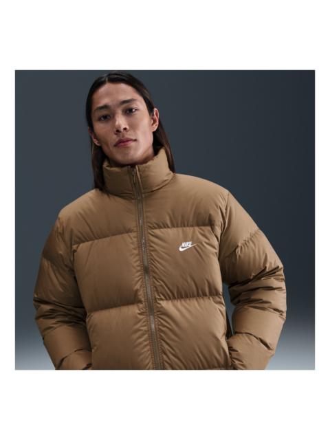 Nike Nike Sportswear Club Therma-FIT Puffer Jacket 'Mosswood Brown White' IB2976-235
