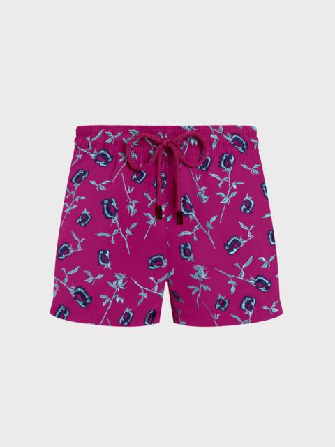 Vilebrequin WOMEN EMBROIDERED ROSES SWIM TRUNKS - LIMITED EDITION